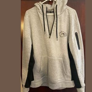 KC Kansas City Chiefs hoodie XL-Small stain sleeve